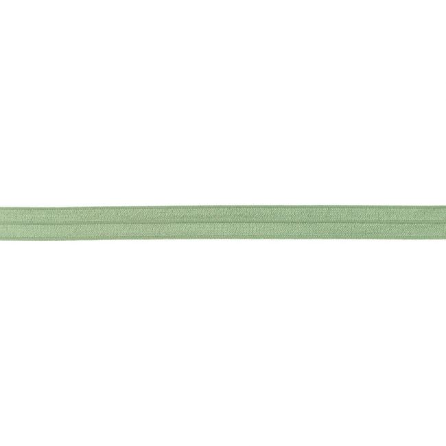 Edging elastic band in dark mint color 1.5 cm wide 182689