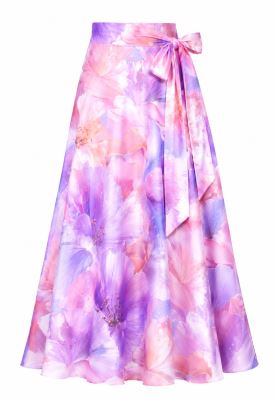 Set for sewing multifunctional dresses with colorful flower print SET83 (7)