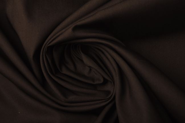 Cotton canvas in chocolate color 0370/100