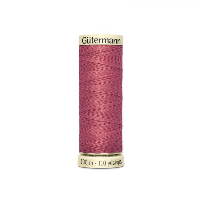 Universal sewing thread Gütermann in a dark shade of old pink color 81