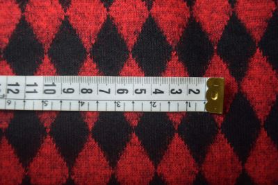 Wool knit fabric with geometric pattern DS-NS076 (3)