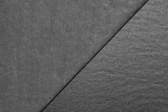 Brushed silk in dark gray color S1893R-1027