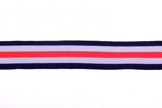 Lampas with gray, red and blue stripe 32444
