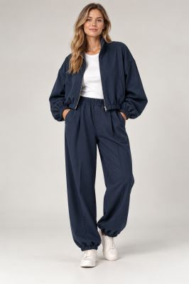 Short jacket in dark blue color ITA-BU10 (2)