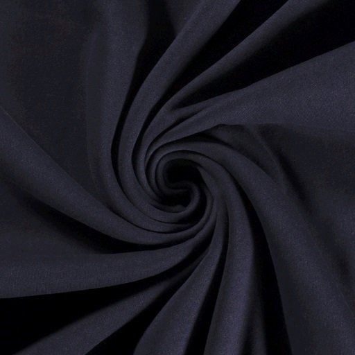 Recycled combed tracksuit fabric in dark blue 14452/008