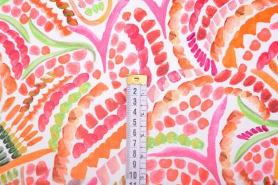 Cream-colored viscose knit with digital abstract print MI57120/6015 (3)