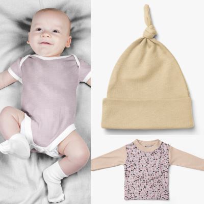 Cotton knitwear from the BABY collection, light beige 18490/052 (2)