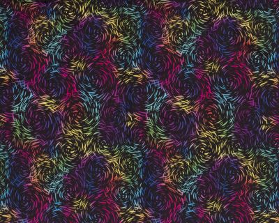 Softshell in black color with digital print of abstract colored wheels 20443/069 (2)