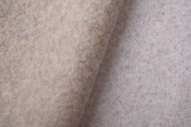 Boiled wool in beige color DS-GL2103