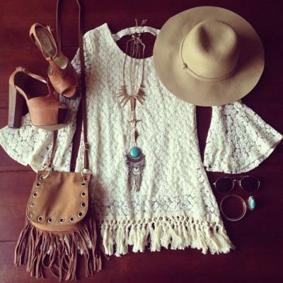 BIG SERIES OF FASHION STYLES: Bohemian style