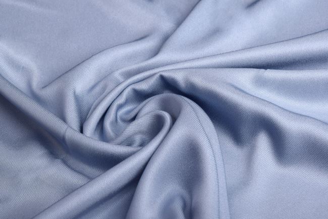 Viscose fabric with shine in light blue color TF528/2