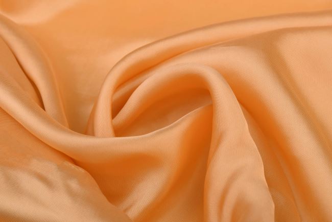 Cupro with viscose in golden color with gloss QT043