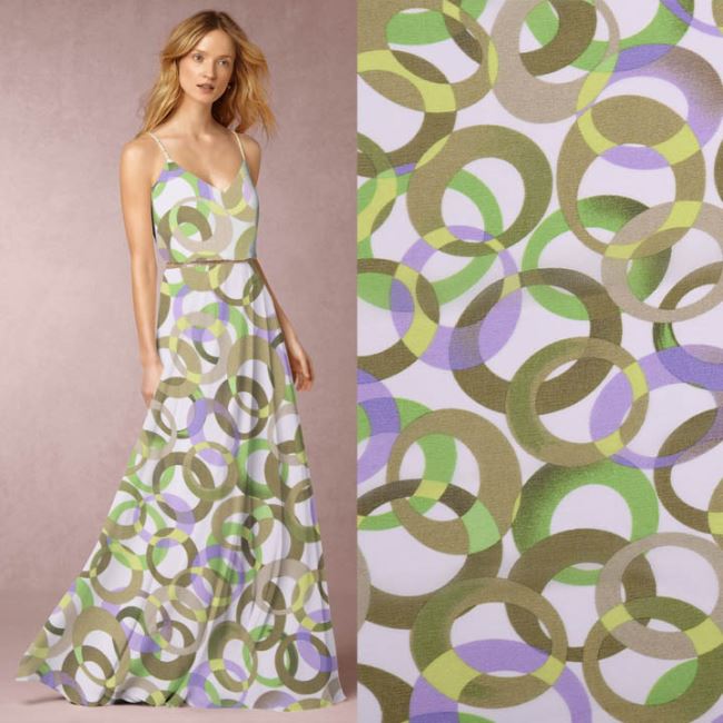 Blouse/dress with geometric print MAR013