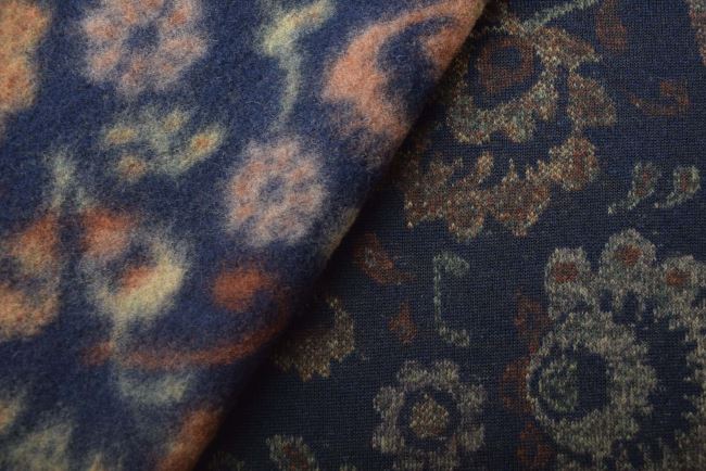 Boiled wool with flower pattern DS-GL2115