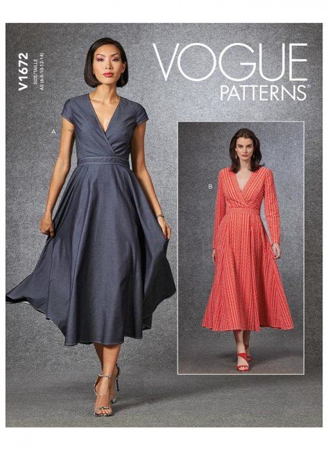 Vogue cut for dresses in size 40-48 V1672-E5