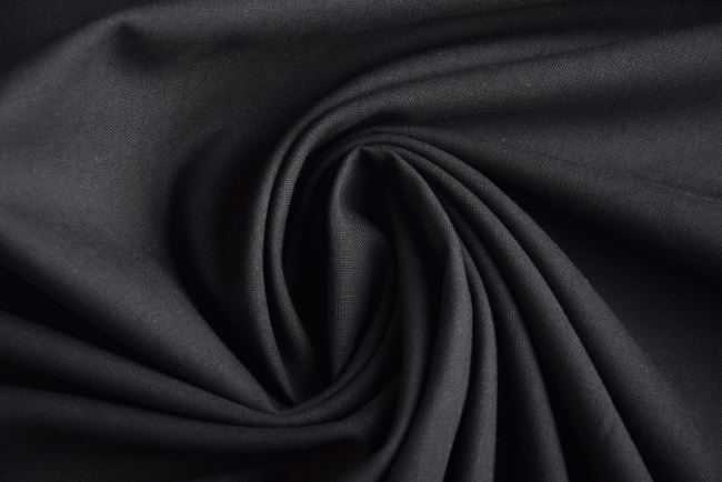 Cotton canvas in dark gray color 0150/985