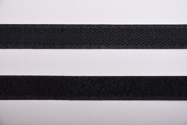 Velcro 16 mm in black color I-TRO-16-332