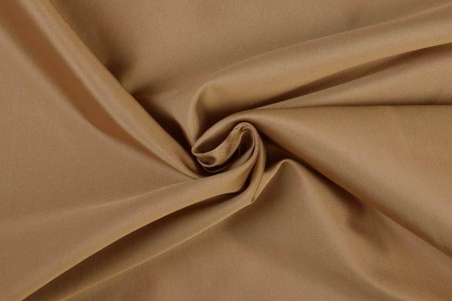 Luxurious silk with a shine in golden beige color MAR030