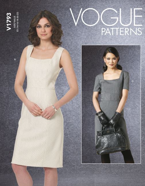 Vogue cut for dresses in size 40-48 V1793-E5