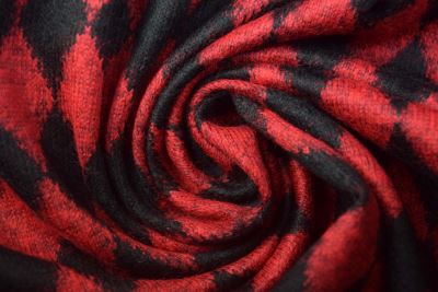 Wool knit fabric with geometric pattern DS-NS076 (4)
