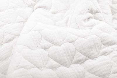 Cream-colored cotton muslin with heart-shaped stitching 212010.5004 (1)