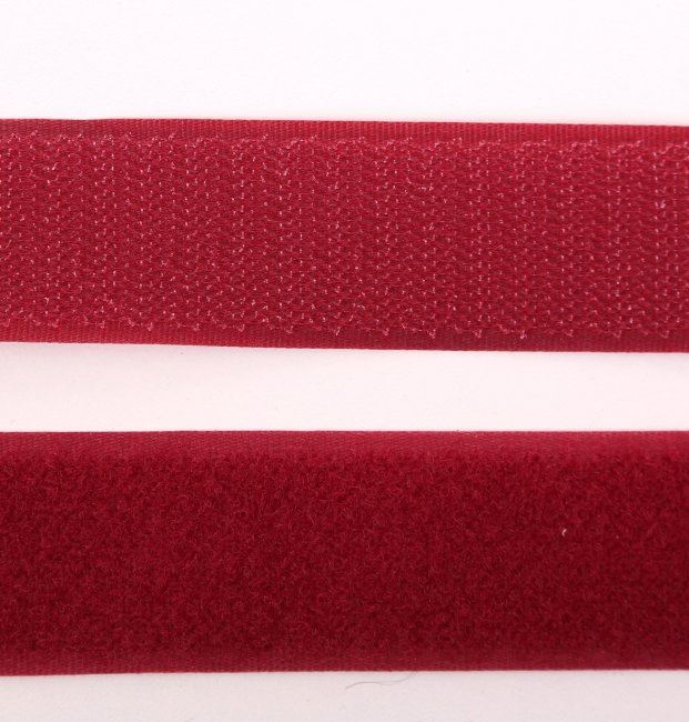 Velcro 30 mm in wine color I-TR0-30-178