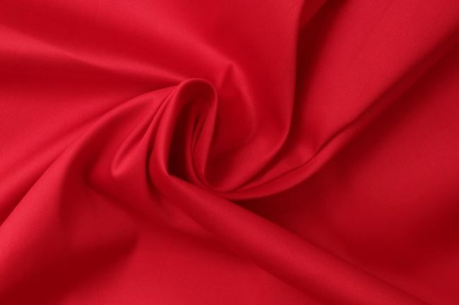 Cotton twill in red color 02888/015