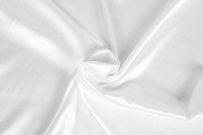 Stretch satin in white color 04241/050