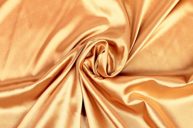 Stretch satin in golden color 04241/053