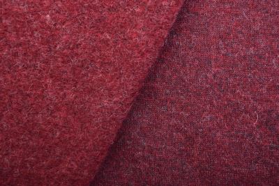 Boiled wool in burgundy color DS-GL2130