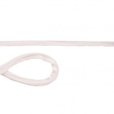 Cotton knitted piping in cream color 43685