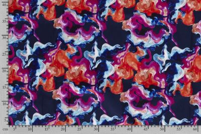 Softshell in dark blue color with abstract digital print 18410/008 (2)