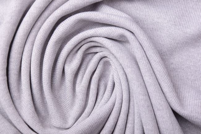 Cotton knit in light gray color PAR177