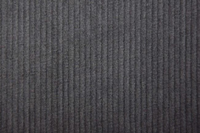 Corduroy in dark gray color DS-MOR63