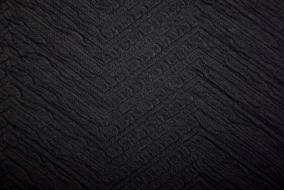 Thicker knit in black with plastic pattern DS-PAR-YH61660