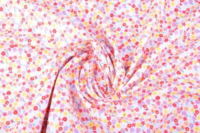 White poplin with small floral print KC0387-150 (3)