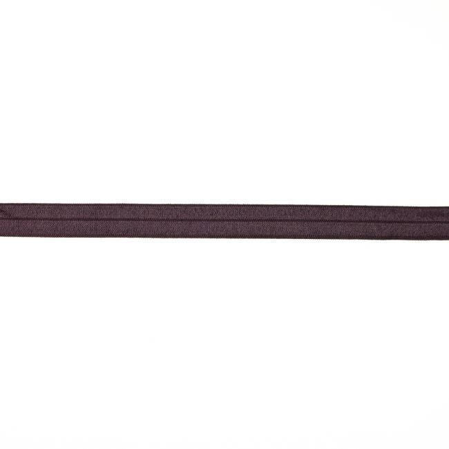Edging elastic band in dark purple color 1.5 cm wide 185303