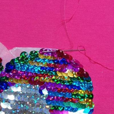 How to sew changing sequins How to sew changing sequins