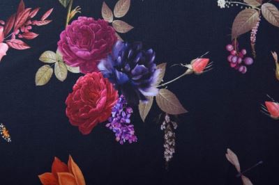 Cotton knit with digital flower print 17331/999 (2)