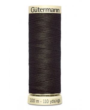 Universal sewing thread Gütermann in dark brown color 671