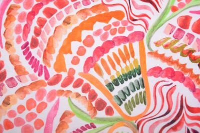 Cream-colored viscose knit with digital abstract print MI57120/6015 (2)