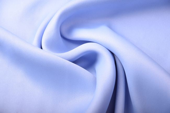 Viscose fabric in light blue color with gloss Q181