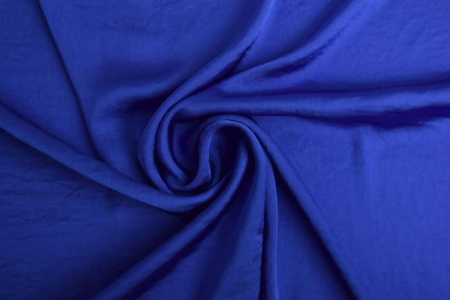 Artificial silk in royal blue color 0296/655