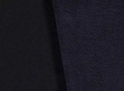 Sweat fabric with a teddy bear in dark blue color 14370/008