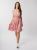 Summer dress on straps with a print of small flowers SAT02