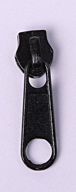 Zipper slider in black I-S50-N-332