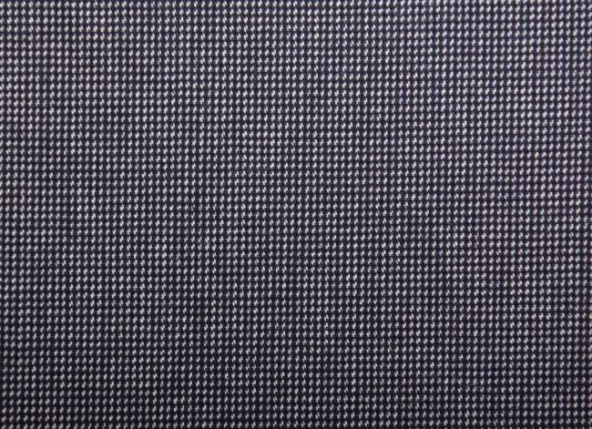 Costume fabric in dark blue with a small pattern G884