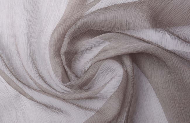 Fine silk in gray brown color HL006
