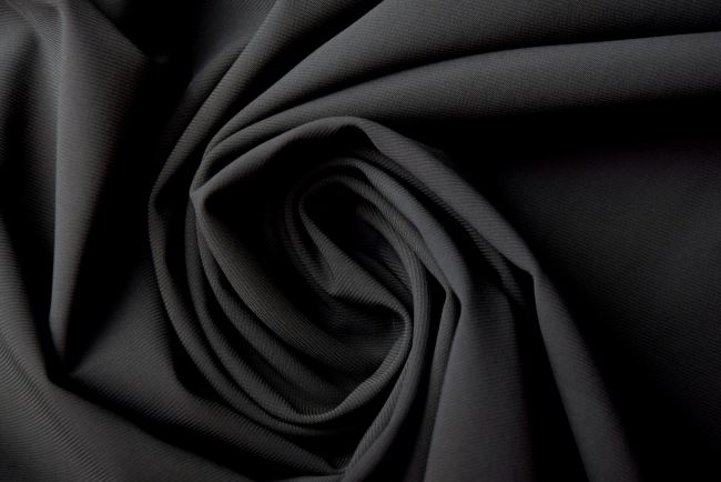 Functional knitwear in dark gray color MO090018