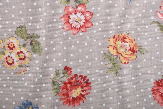 American patchwork cotton from the Jardin de Fleurs collection by French General 13893-21